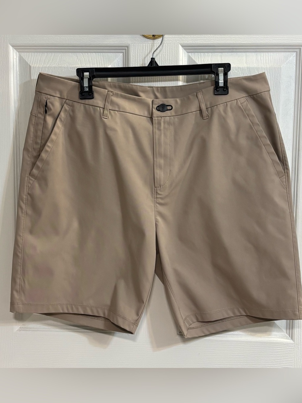 Public Rec Deal Maker Shorts Men’s 36 Khaki Tan Stretch 9” Inseam